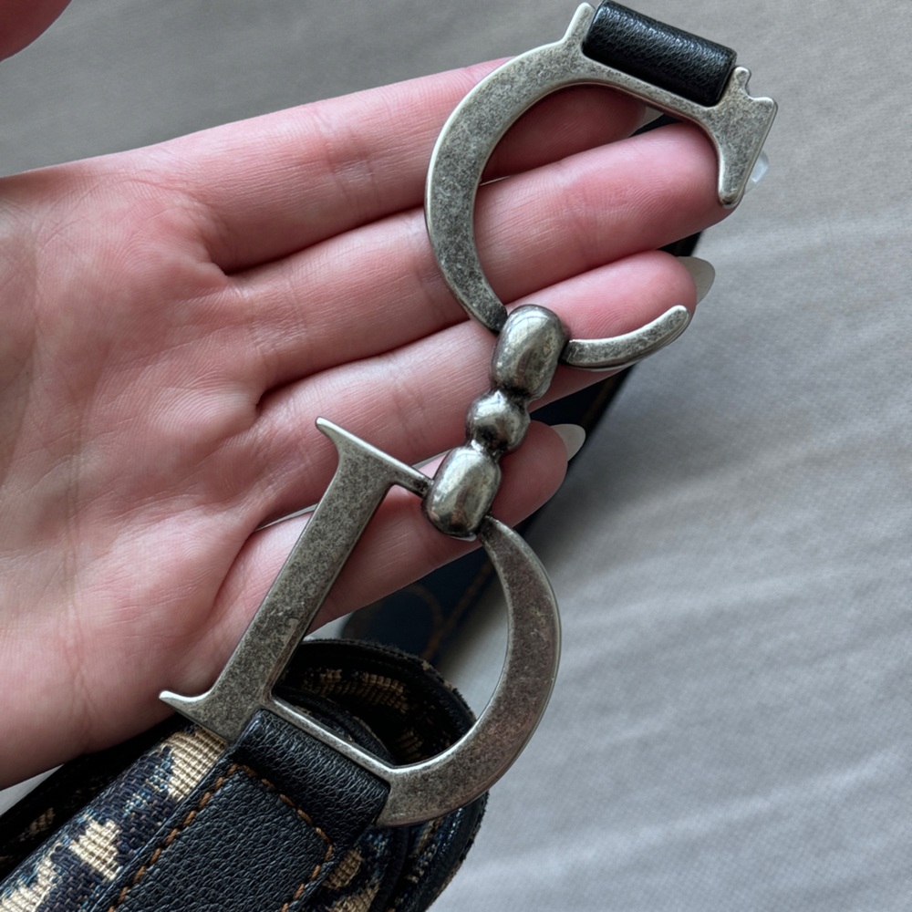 VINTAGE🤎Dior🤎Oblique Saddle Bag - Picture 8 of 14